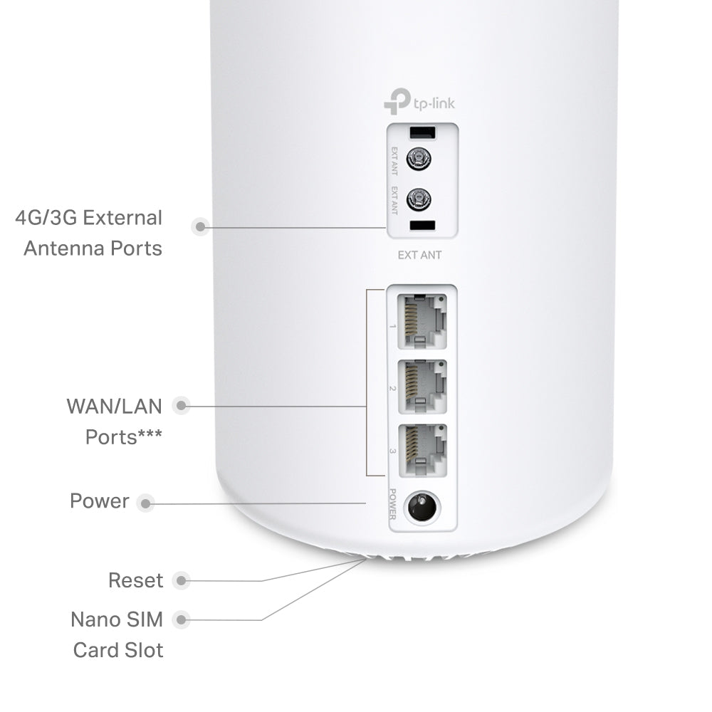 TP-LINK Router Deco X50-4G(1-pack) White
