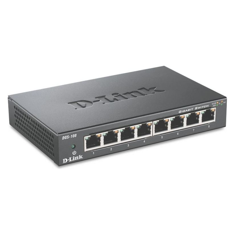 D-Link Switch DGS-108E / GS108 Black
