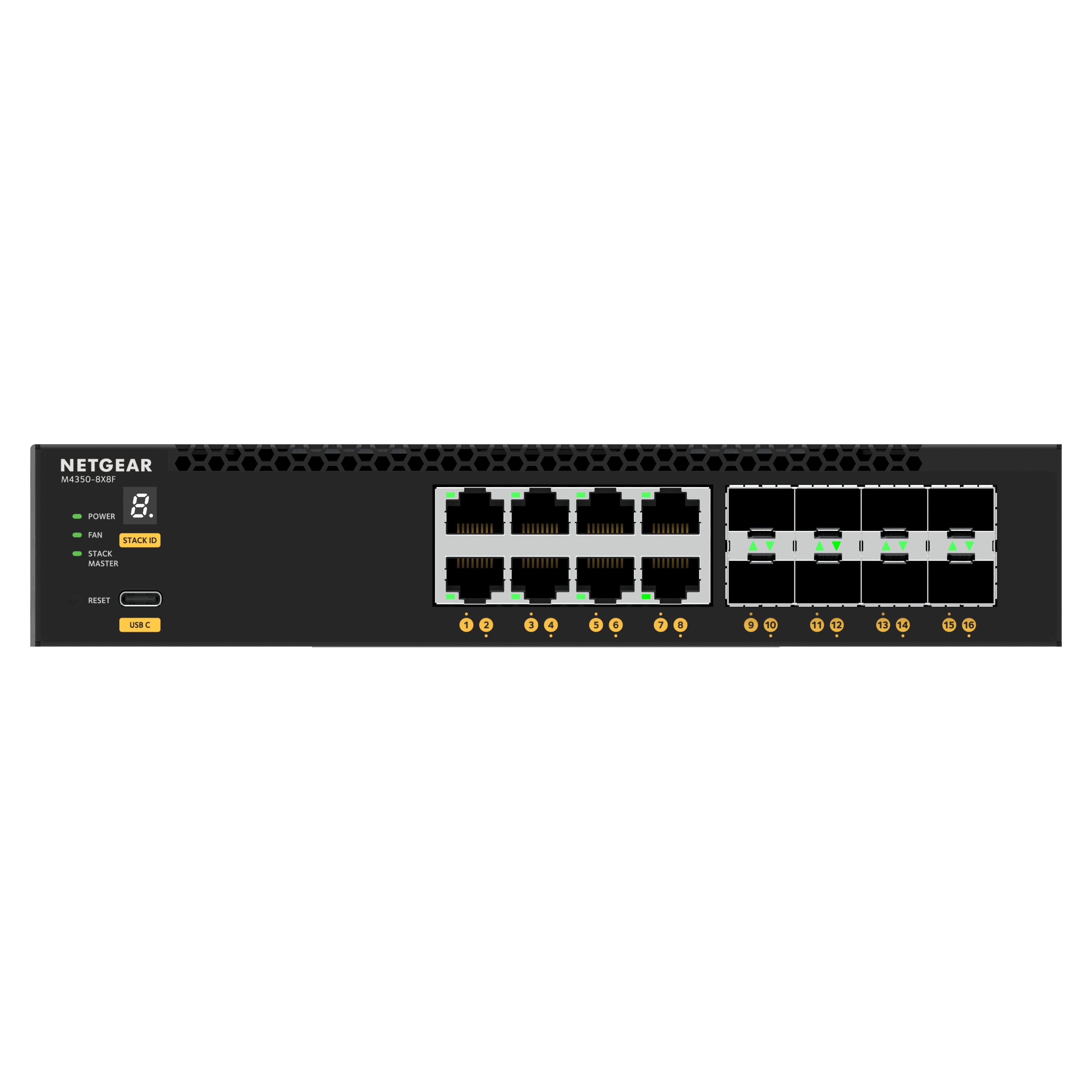 Netgear Switch XSM4316-100NES / M4350-8X8F Black