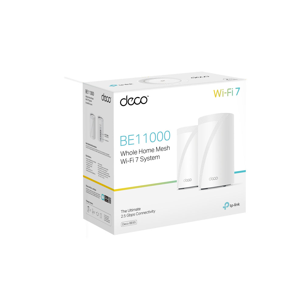 TP-LINK Router DECO BE65(2-PACK) / Deco BE65 Double pack White