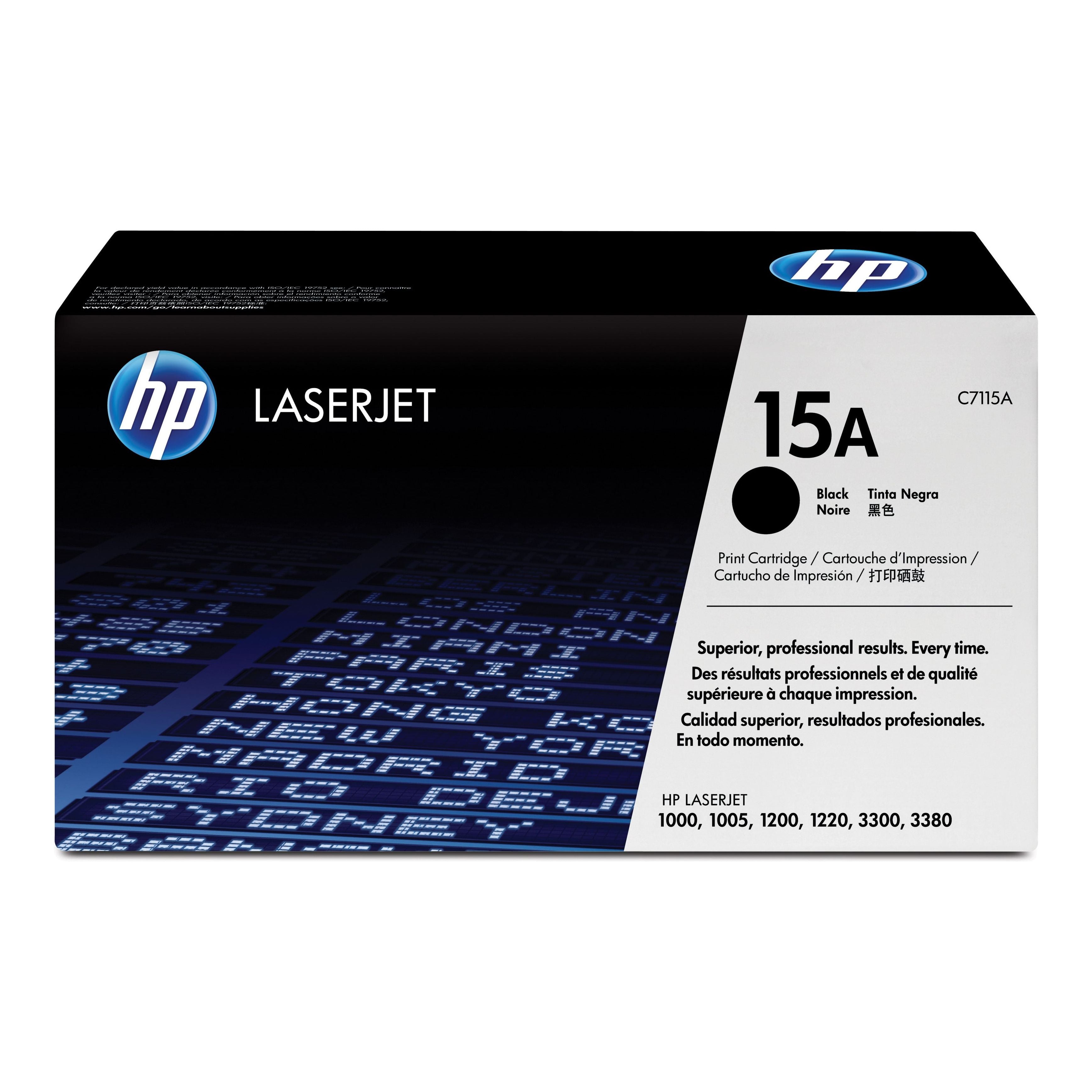 LaserJet 15A toner cartridge