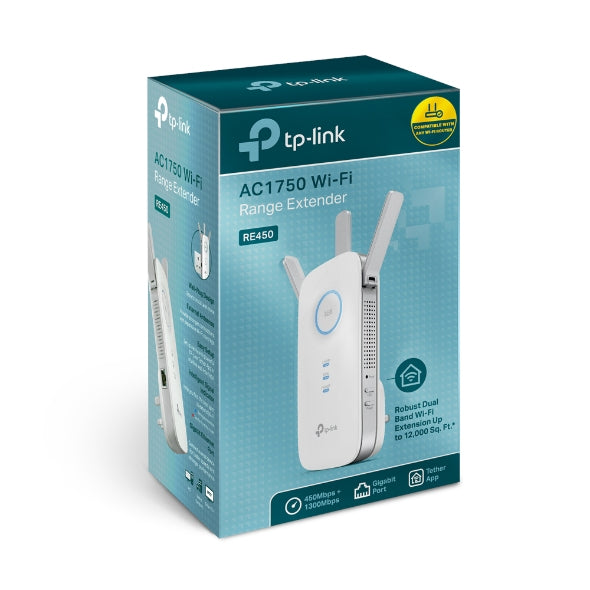 TP-LINK Repeater RE450 White