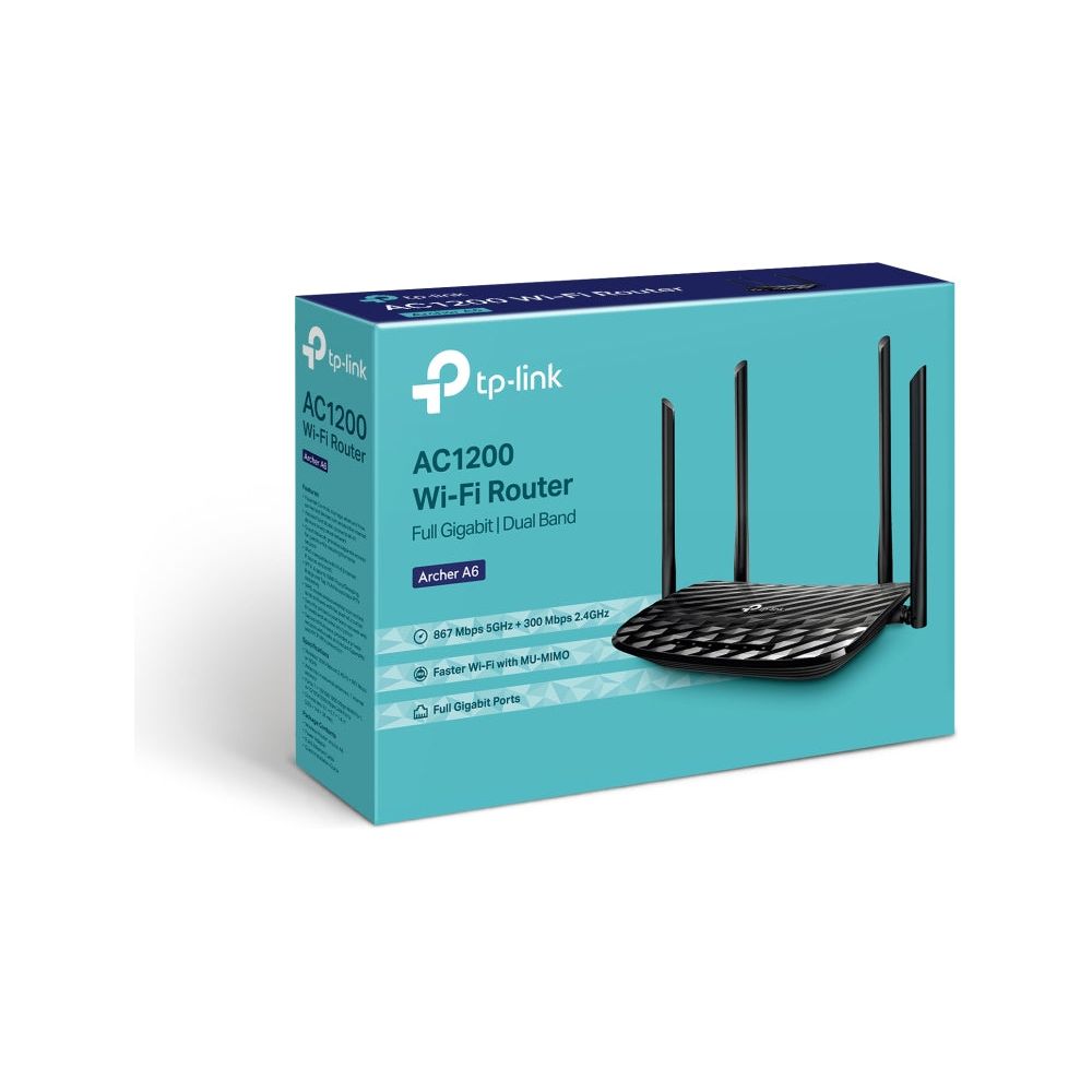 TP-LINK Router Archer A6 Black