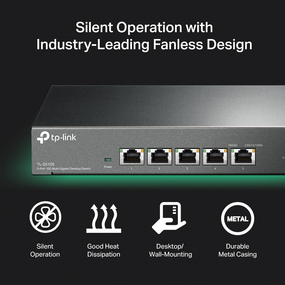 TP-LINK Switch TL-SX105 / SX105 Black