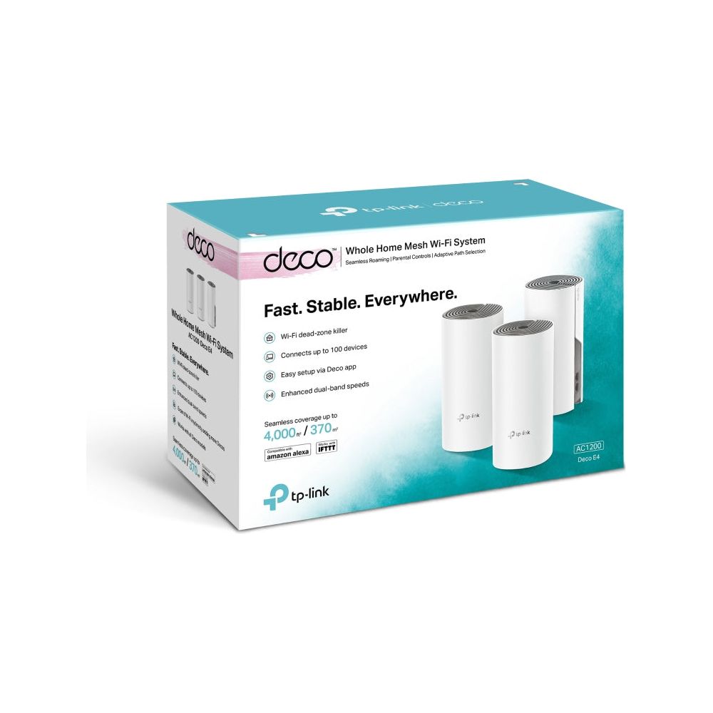 TP-LINK Router DECO E4(3-Pack) / DECOE43 White