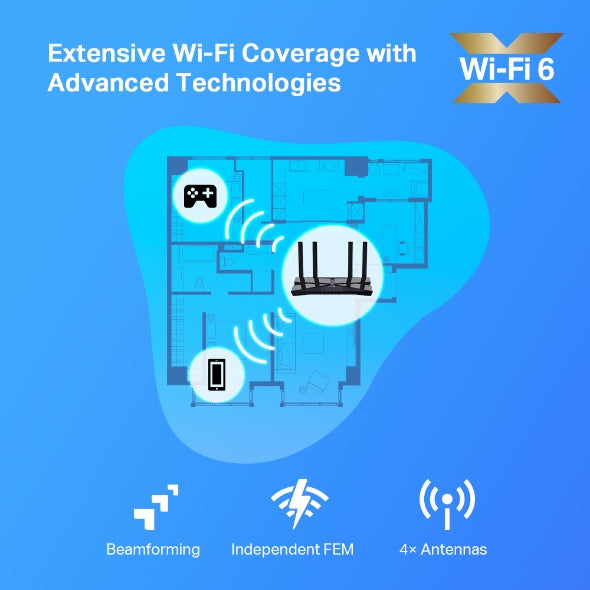 TP-LINK Router ARCHER AX20 / AX20 Black