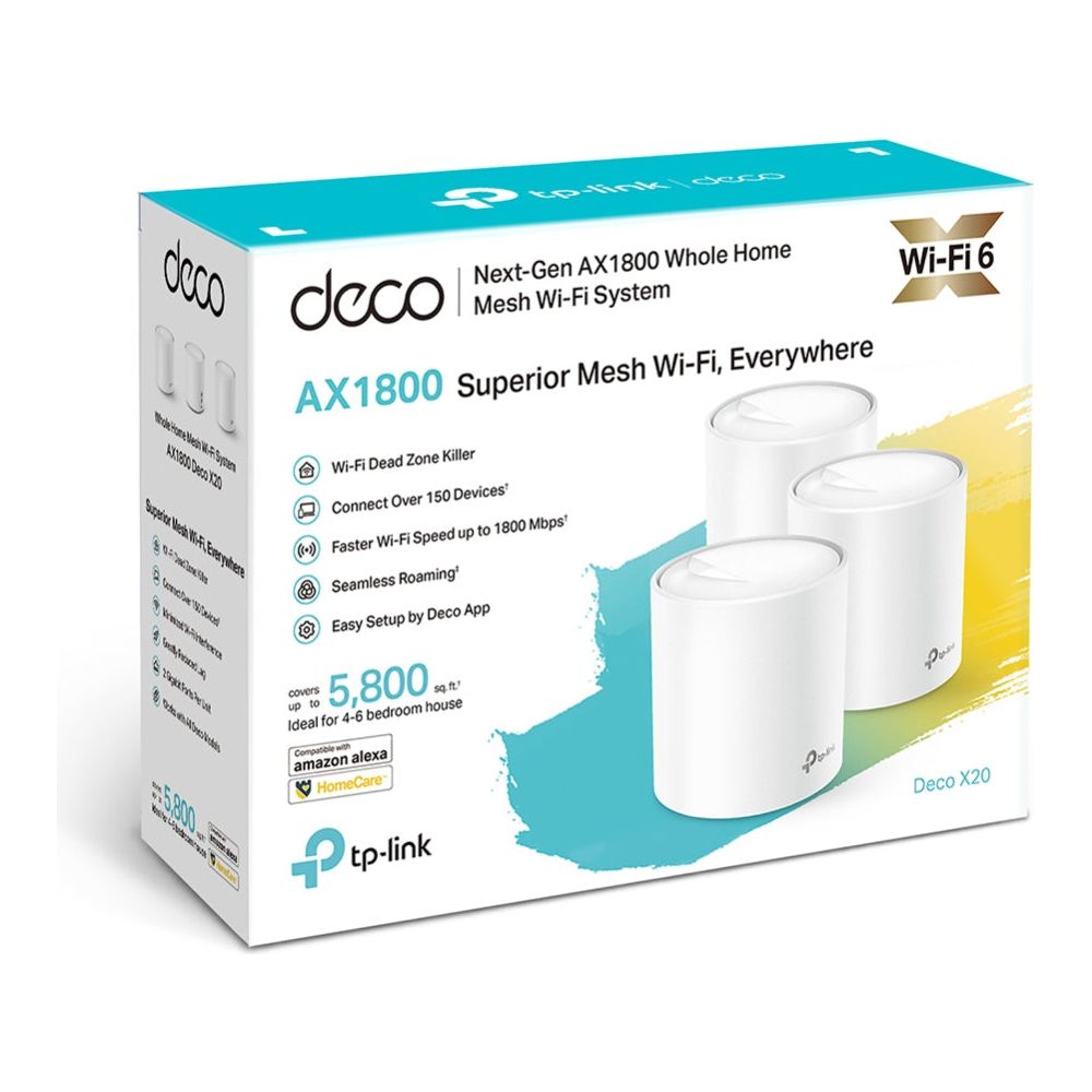 TP-LINK Router Deco X20(3-pack) / DECX203 White