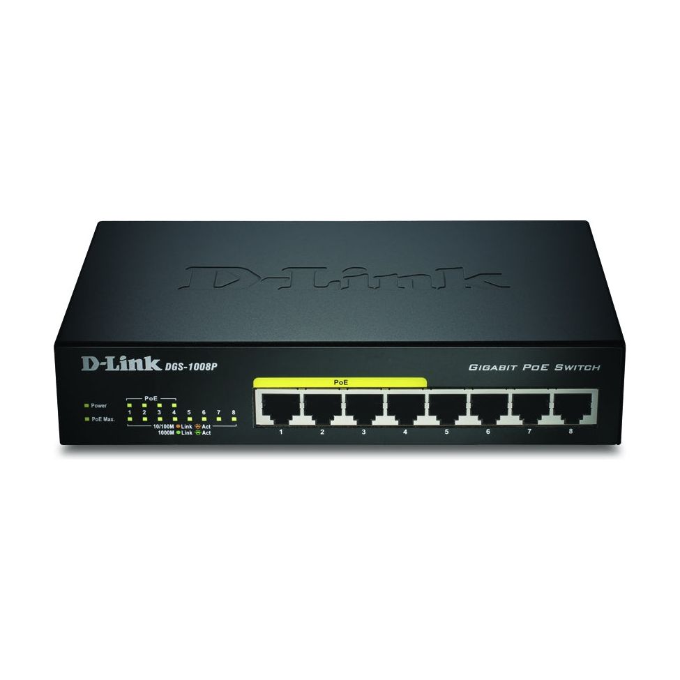 D-Link Switch DGS-1008P/E / GS1008P Black