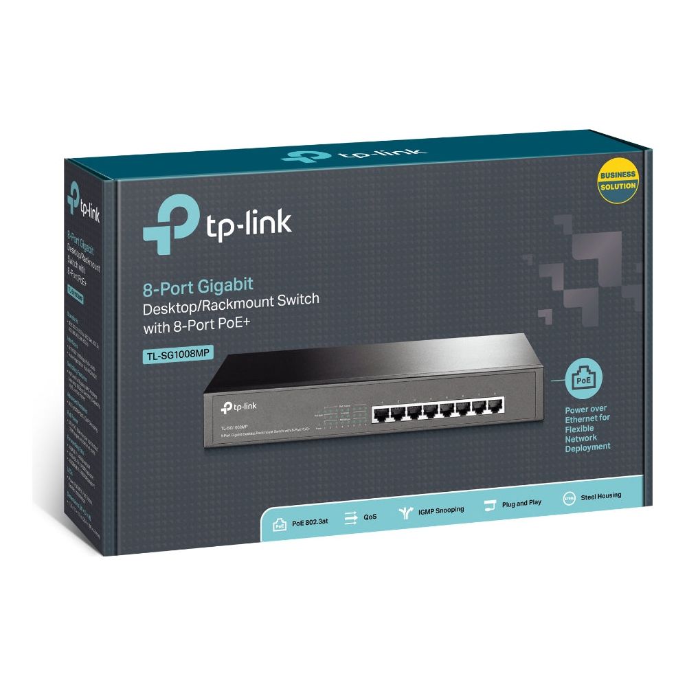 TP-LINK Switch TL-SG1008MP / SG1008M Black