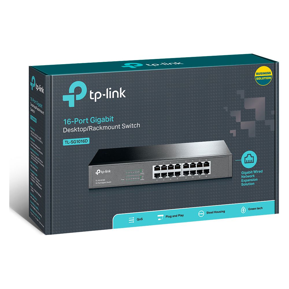TP-LINK Switch TL-SG1016D / SG1016D Black