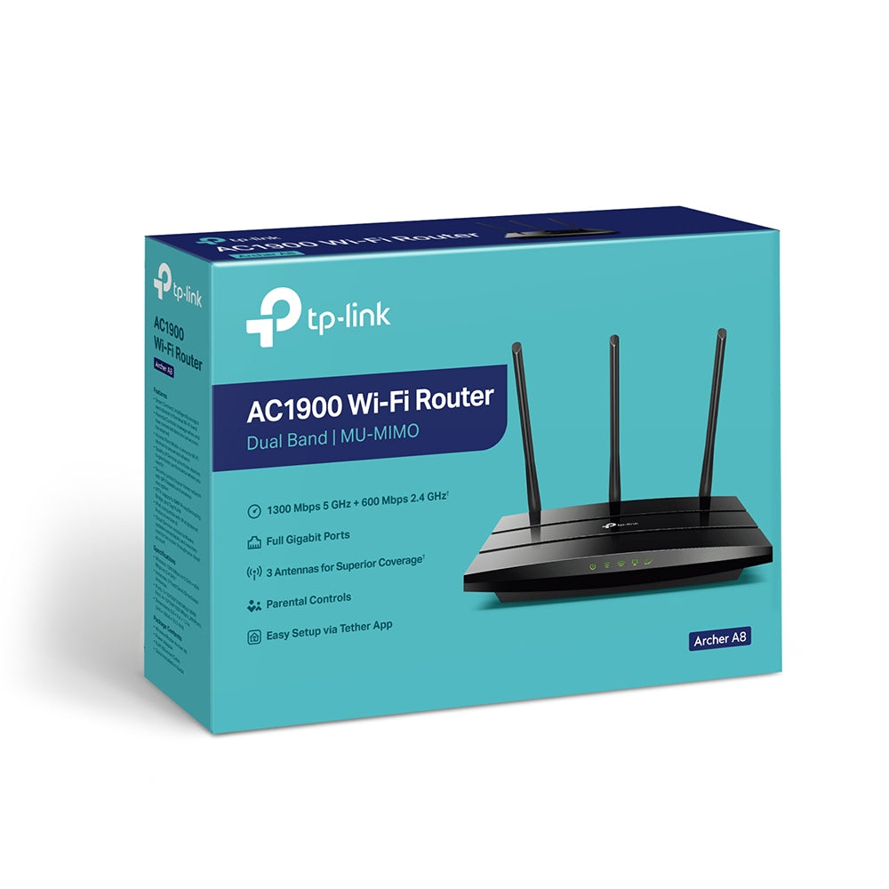 TP-LINK Router Archer A8 Black
