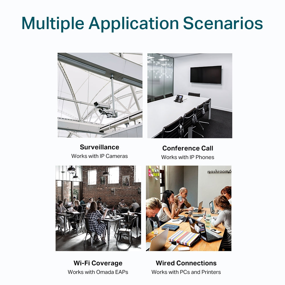 TP-LINK Switch TL-SG1218MP / SG1218M Black