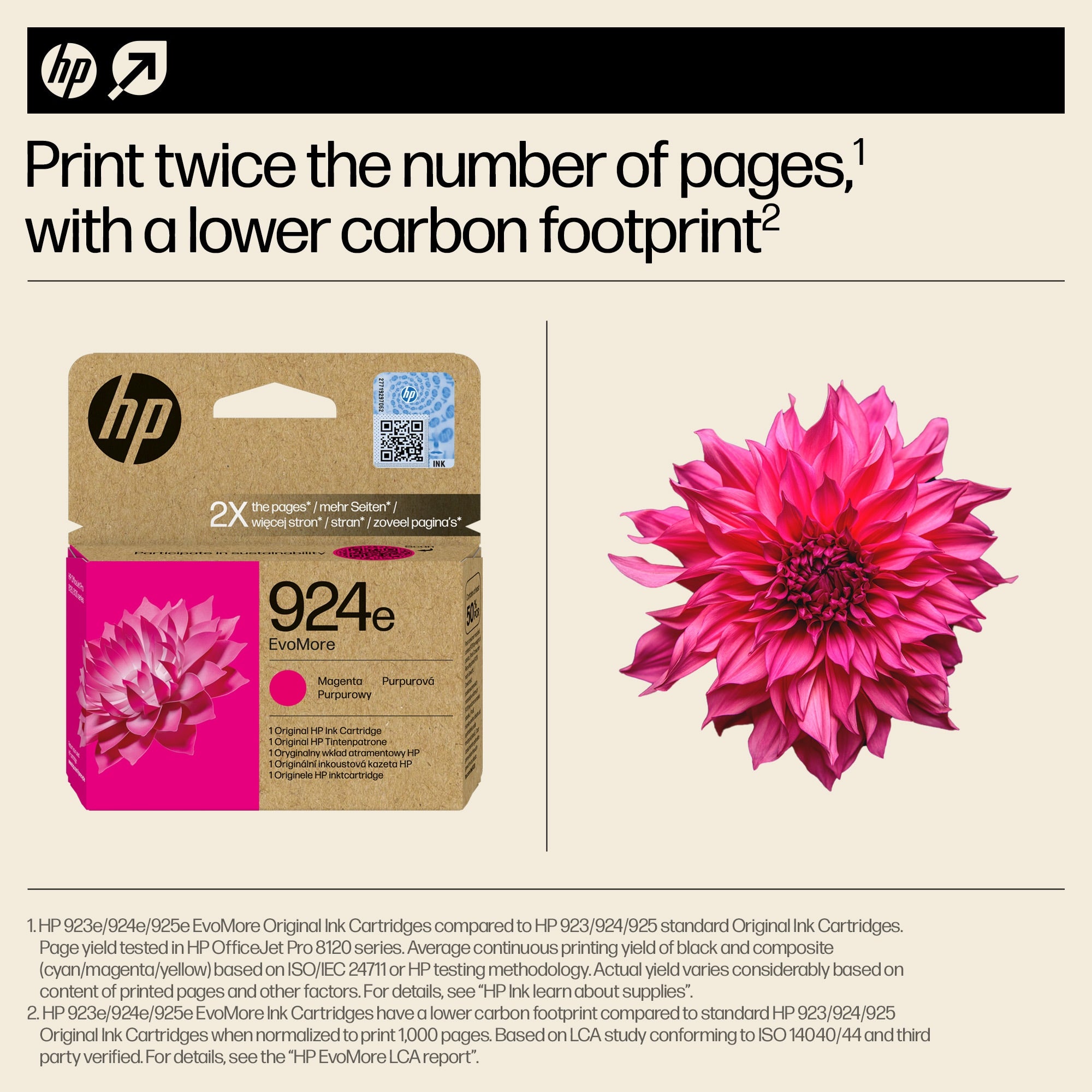 HP 924e EvoMore Magenta Original Ink Cartridge