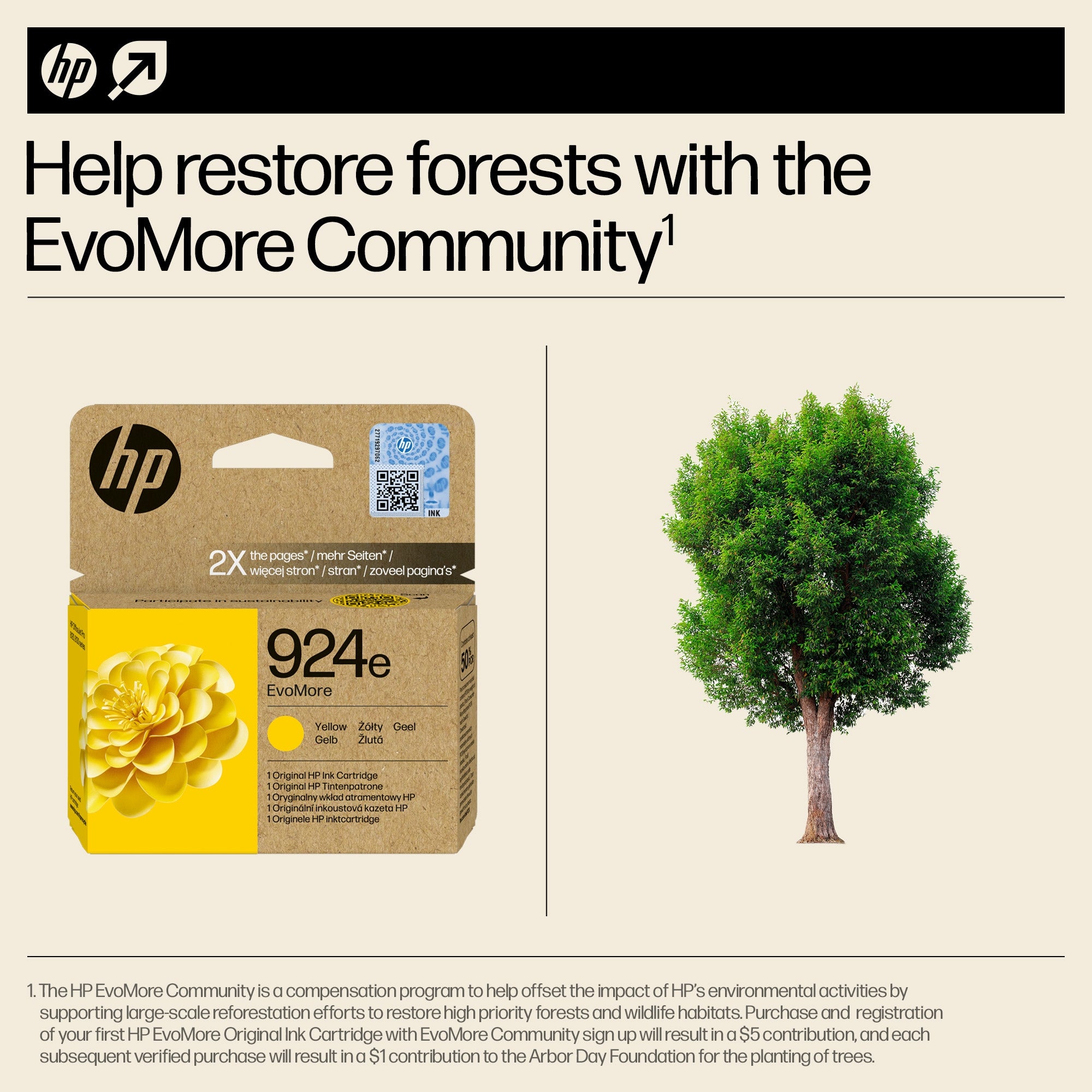 HP 924e EvoMore Yellow Original Ink Cartridge