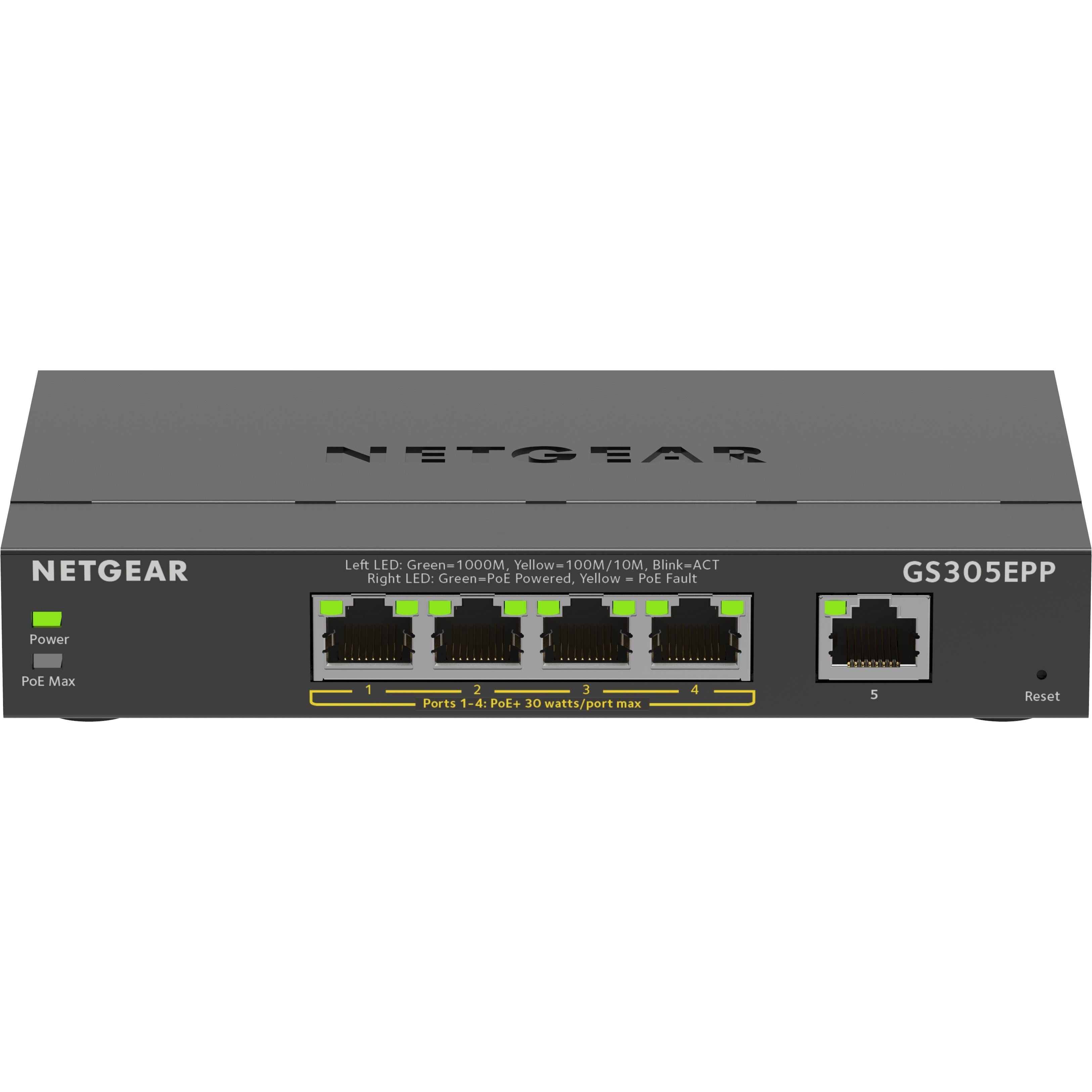 Netgear Switch GS305EPP-100PES / GS305EP Black