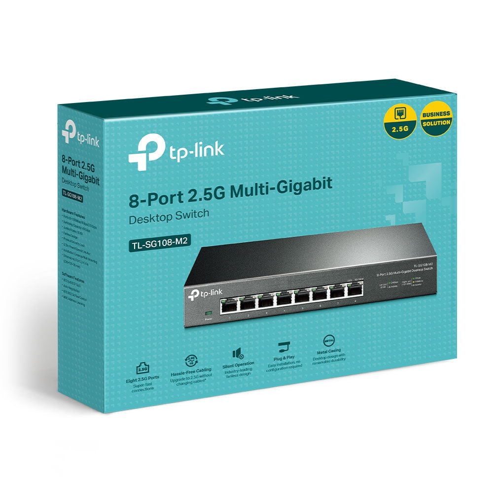 TP-LINK Switch TL-SG108-M2 / SG108M2 Black