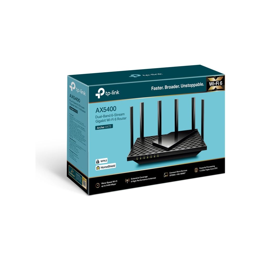 TP-LINK Router ARCHER AX72 / TPLAX72 Black