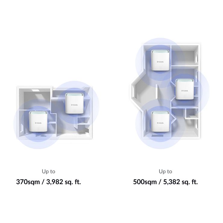 D-Link Router M15-2 / EAGLE PRO AI M15 Double pack White
