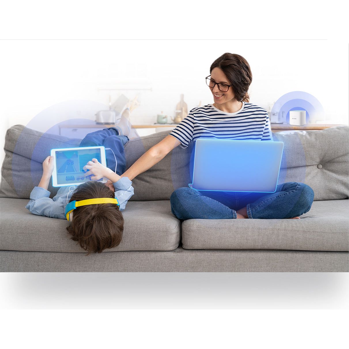 D-Link Router M15-2 / EAGLE PRO AI M15 Double pack White