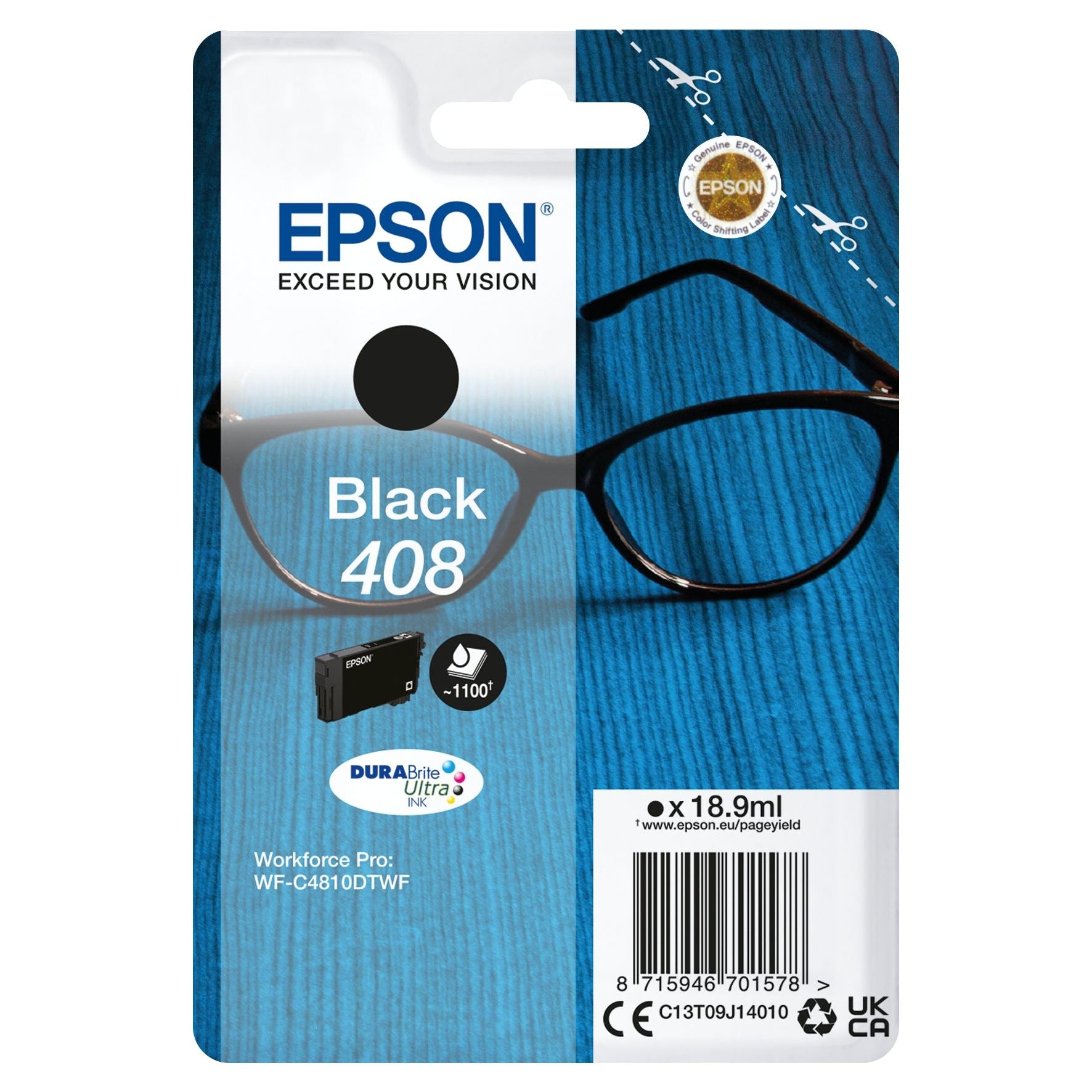 Epson 408 Black Ink cartridge