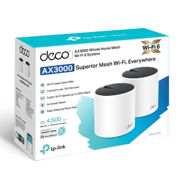 TP-LINK Router Deco X55(2-pack) White