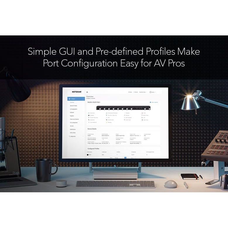 Netgear Switch XSM4316-100NES / M4350-8X8F Black