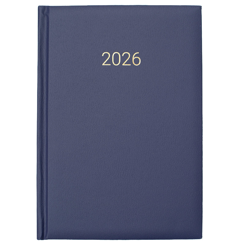 Dagbók Hrafn A5 2026 Dagur á síðu. Blá