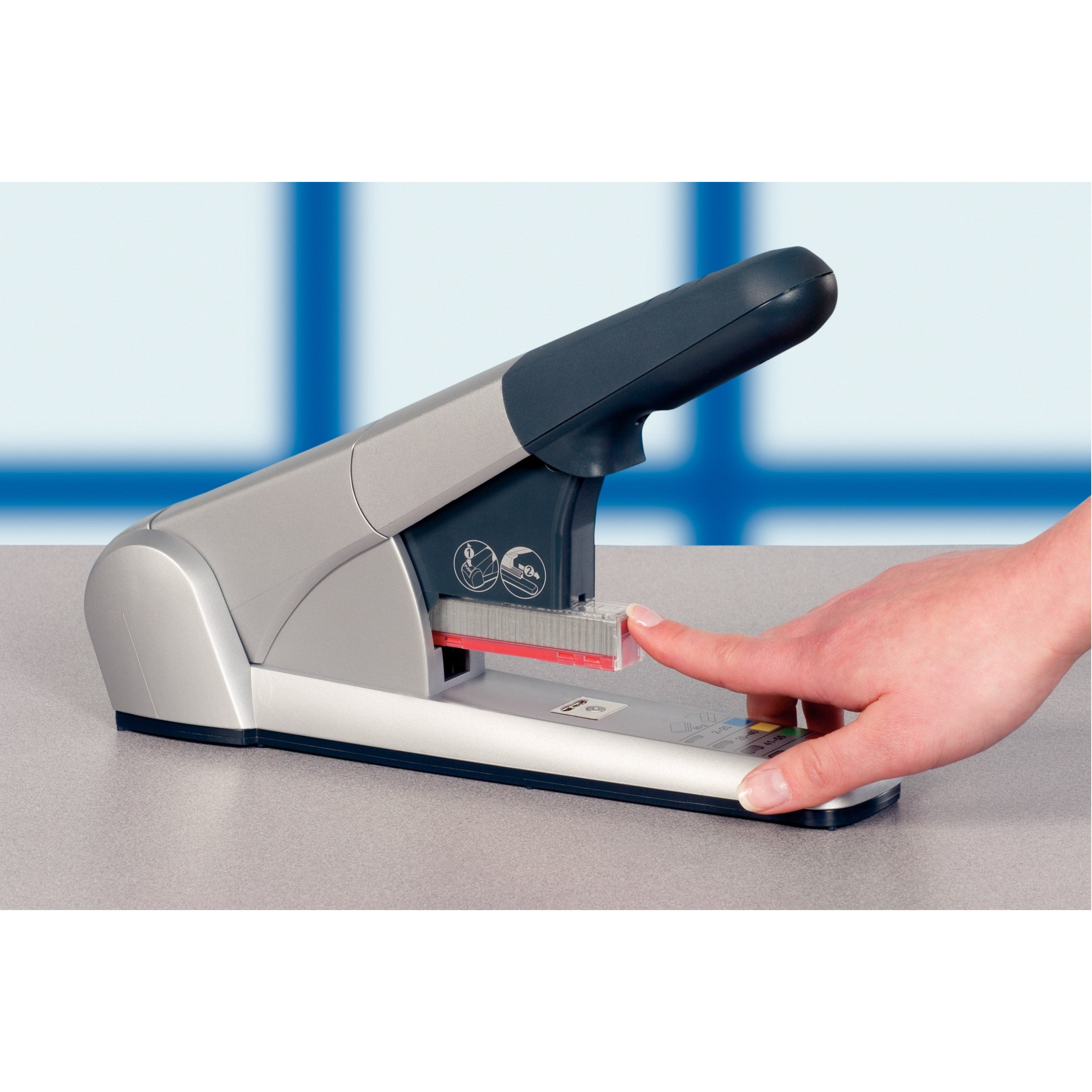 Heftari, 5551 HD80 80 blaða silfur