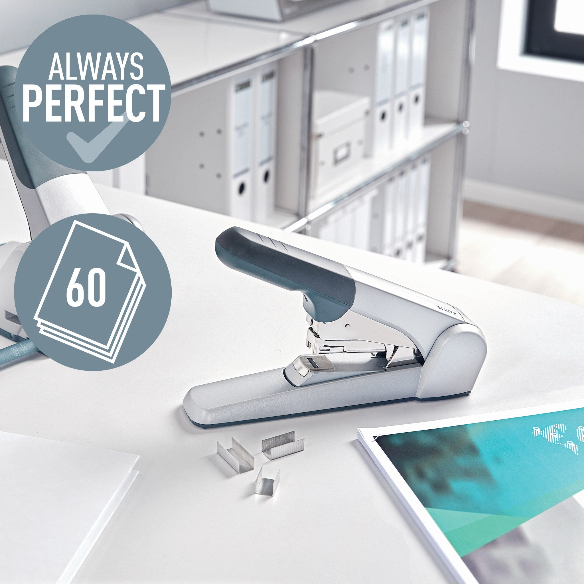 Heftari, 5552 HD60 60 blaða silfur