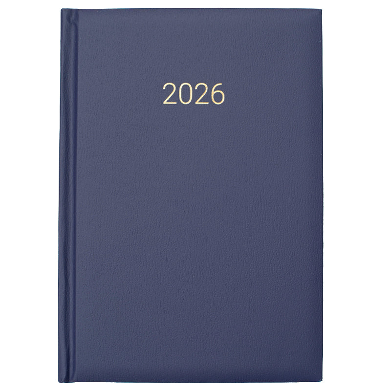 Dagbók Tjaldur A5 2026 Vika í opnu. Blá