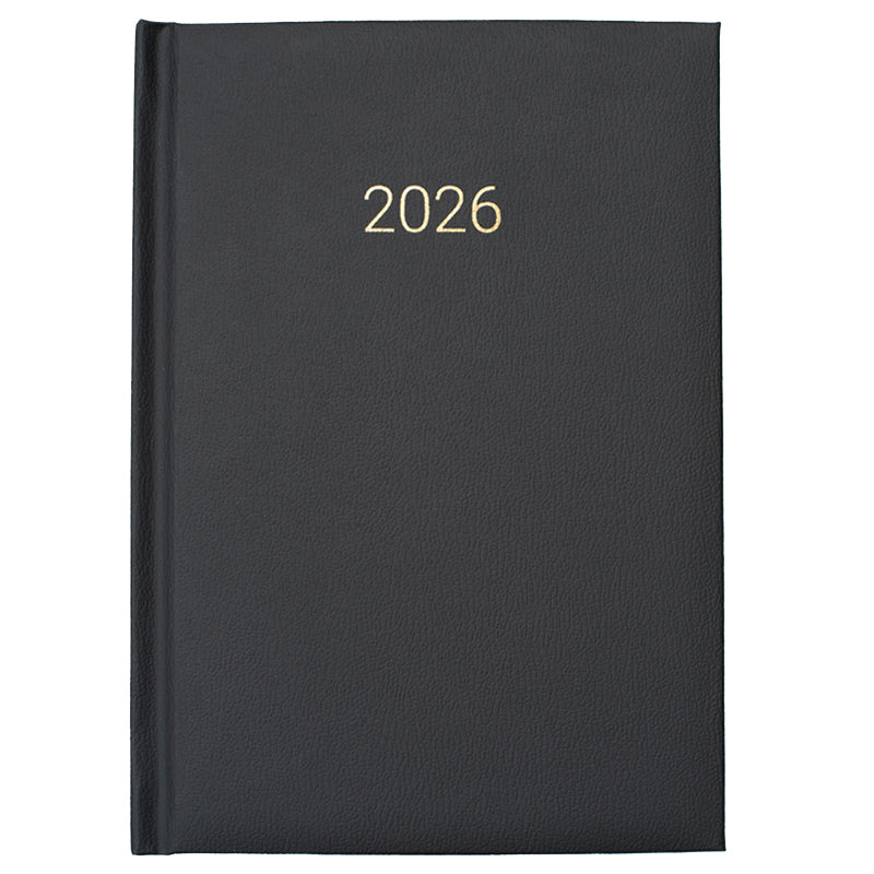 Dagbók Tjaldur A5 2026 Vika í opnu. Svört
