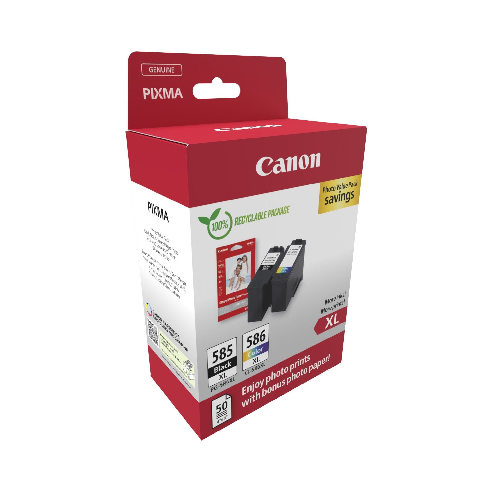PG-585XL/CL-586XL Photo Value Pack