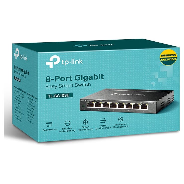 TP-LINK Switch TL-SG108E / SG108E Black