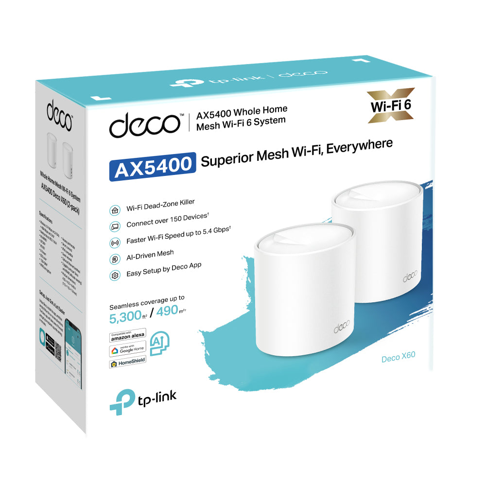 TP-LINK Router Deco X60(2-pack) / DECX602 White