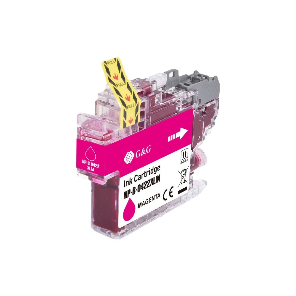 G&G Ninestar samheitahylki: Brother LC-422XLM Rautt