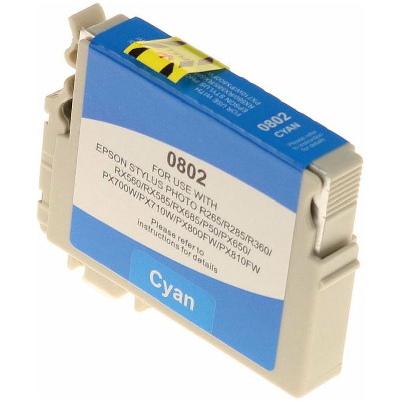 G&G Ninestar samheitahylki: Epson T0802 Blátt