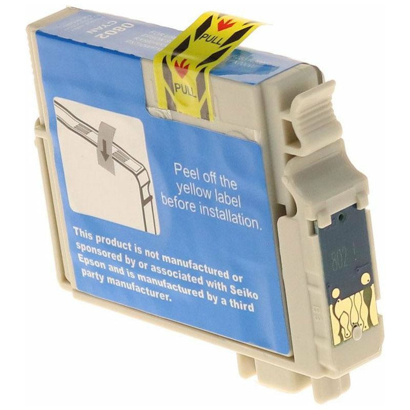 G&G Ninestar samheitahylki: Epson T0802 Blátt