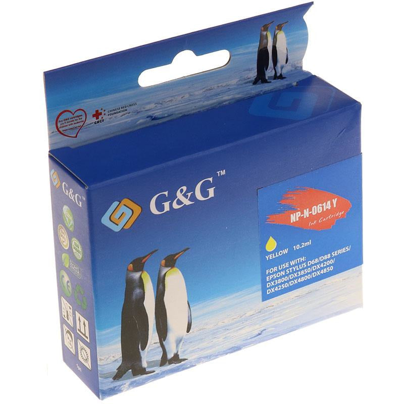 G&G Ninestar samheitahylki:  Epson T0614 Gult