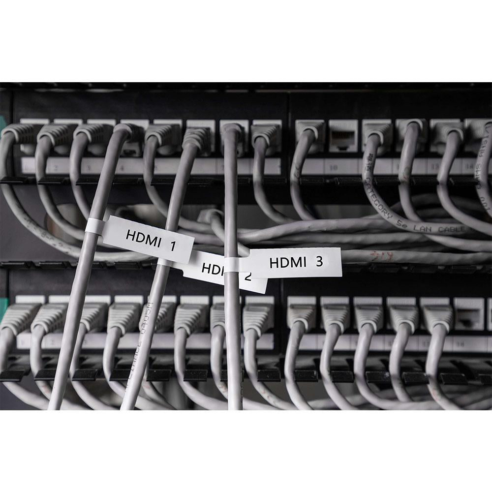 Límmiðar Fyrir Aimo M110 og M220 til að merkja kapla ofl. - 48mm*50mm+52mm - 80 stk.