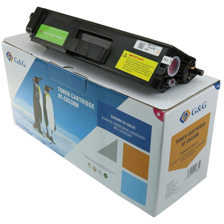 G&G Ninestar samheitahylki: Brother TN-900M Rautt