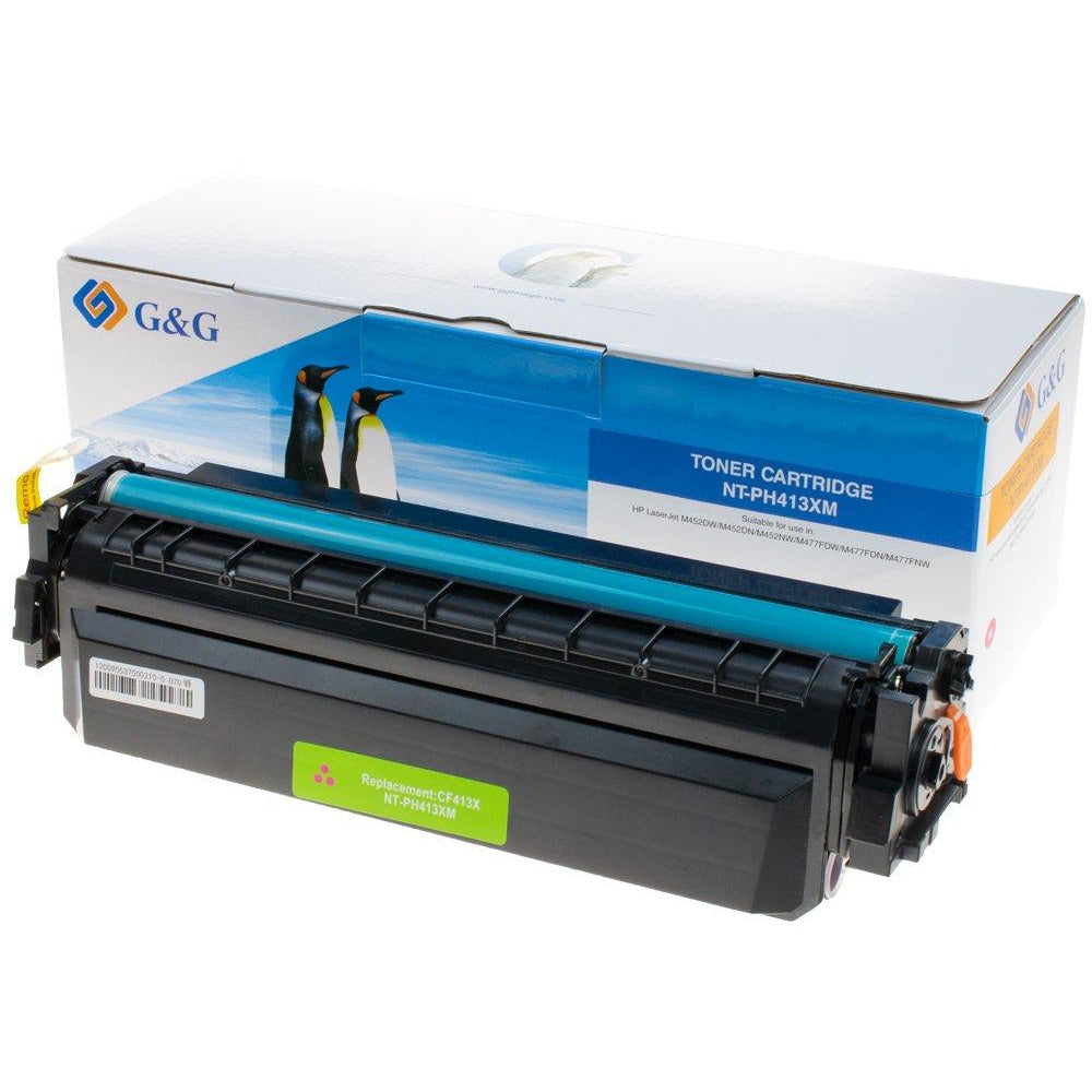 G&G Ninestar samheitahylki: HP 410X/ CF413X Rautt