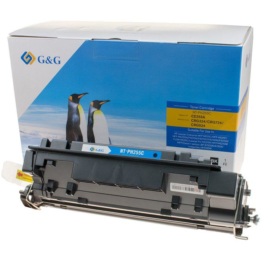 G&G Ninestar samheitahylki: HP 55A/ CE255A/ Canon 724 Svart