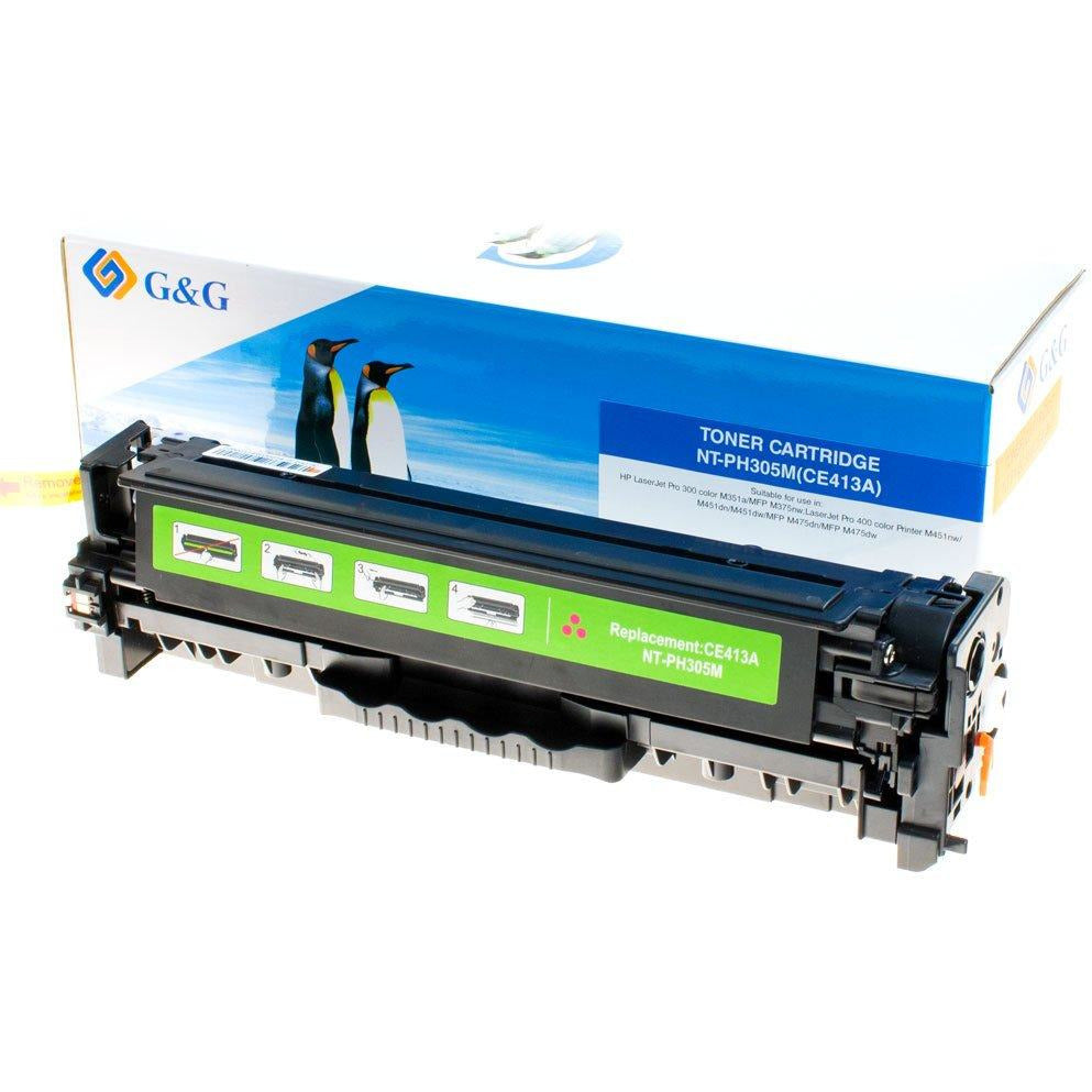 G&G Ninestar samheitahylki: HP 305A/ CE413A Rautt