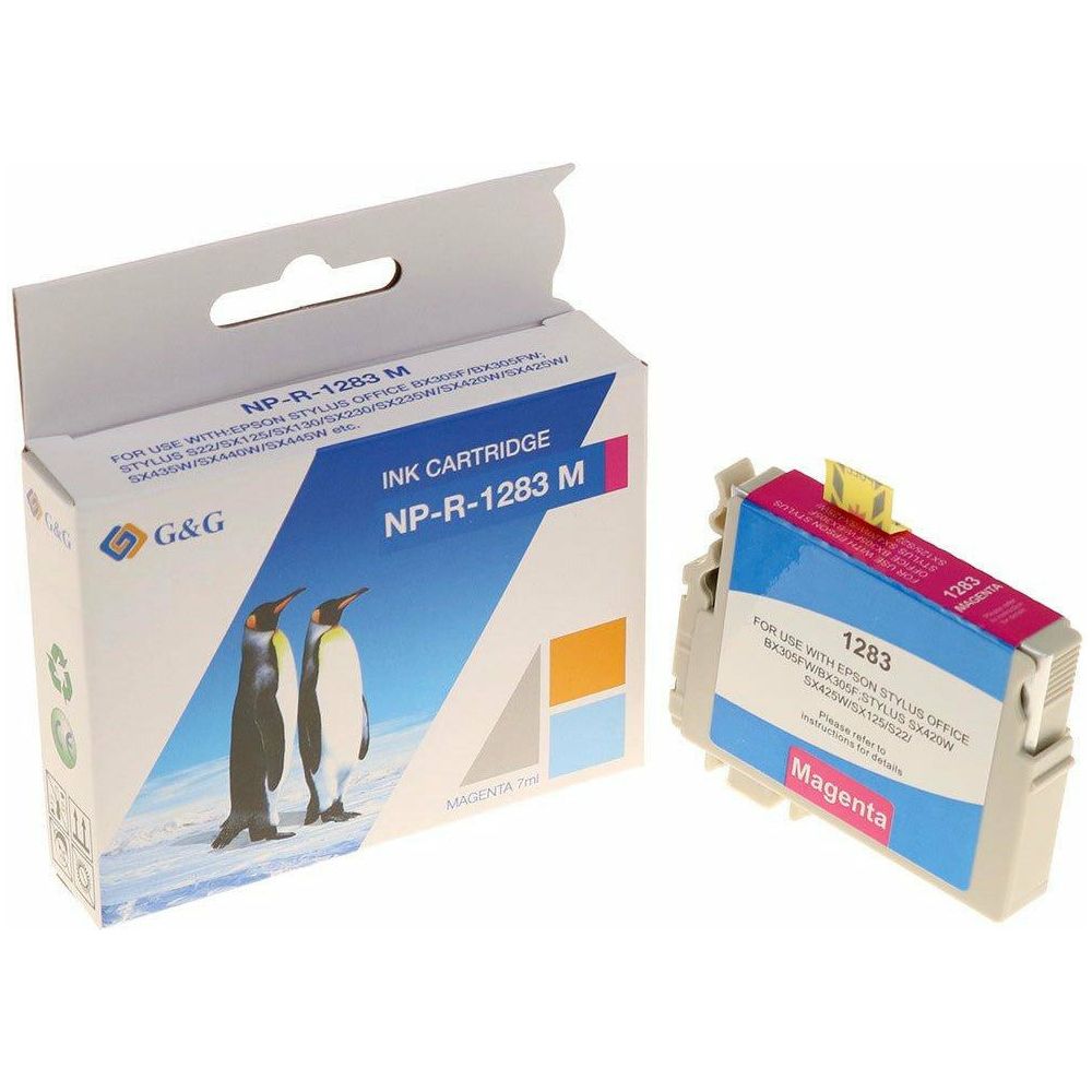 G&G Ninestar samheitahylki: Epson T1283 Rautt