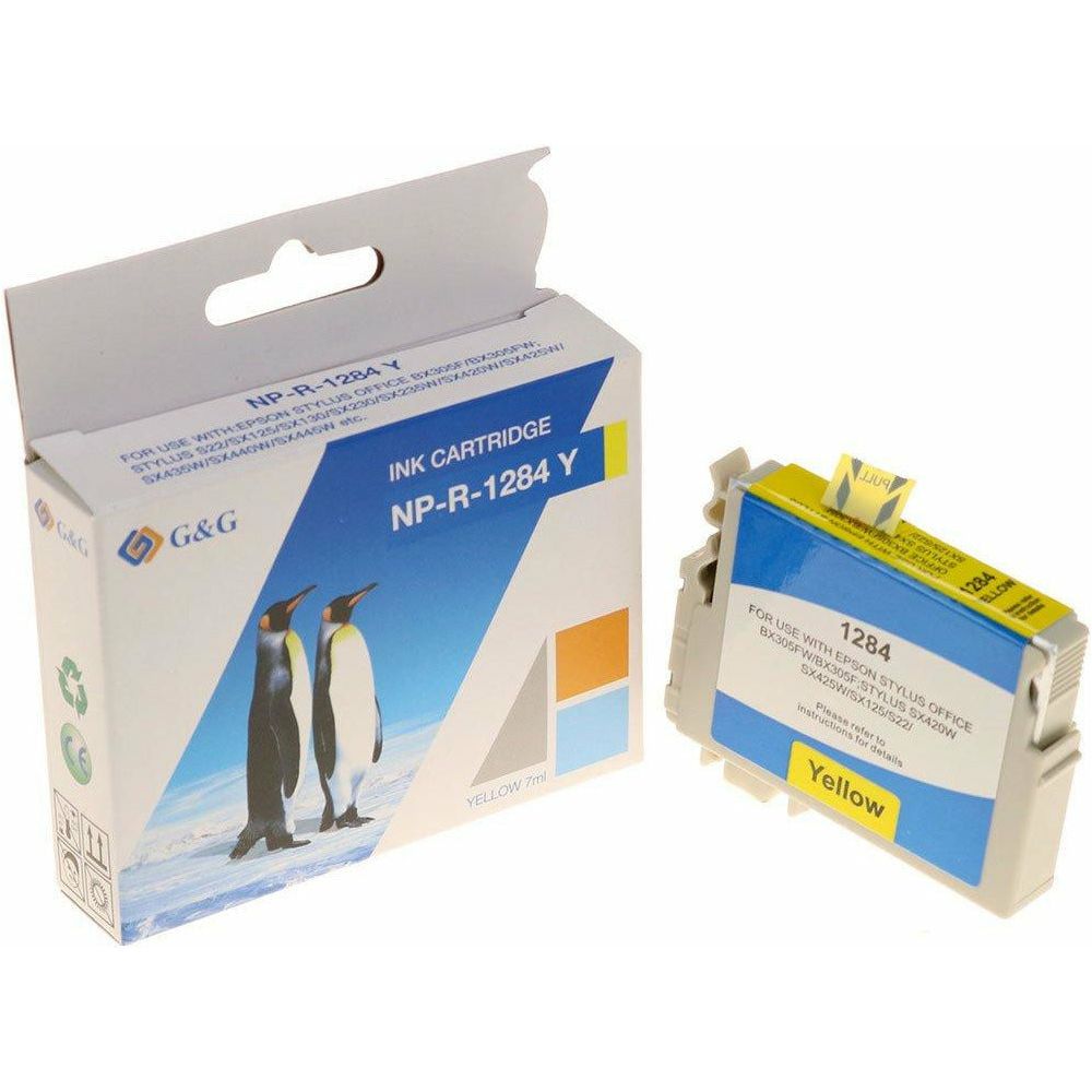 G&G Ninestar samheitahylki: Epson T1284 Gult