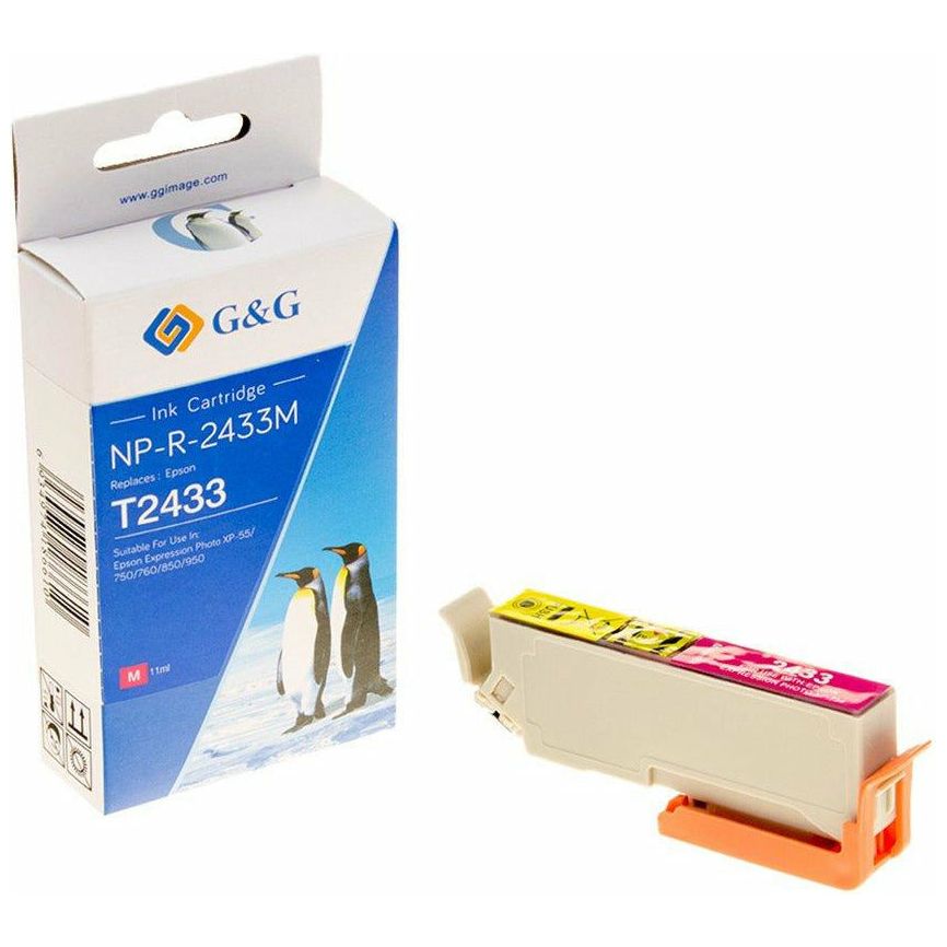 G&G Ninestar samheitahylki: Epson 24XL Rautt