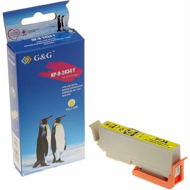 G&G Ninestar samheitahylki:  Epson 24XL Gult