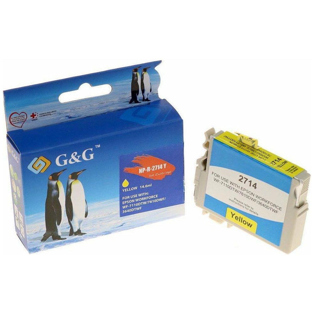 G&G Ninestar samheitahylki: Epson 27XL (T2714) Gult