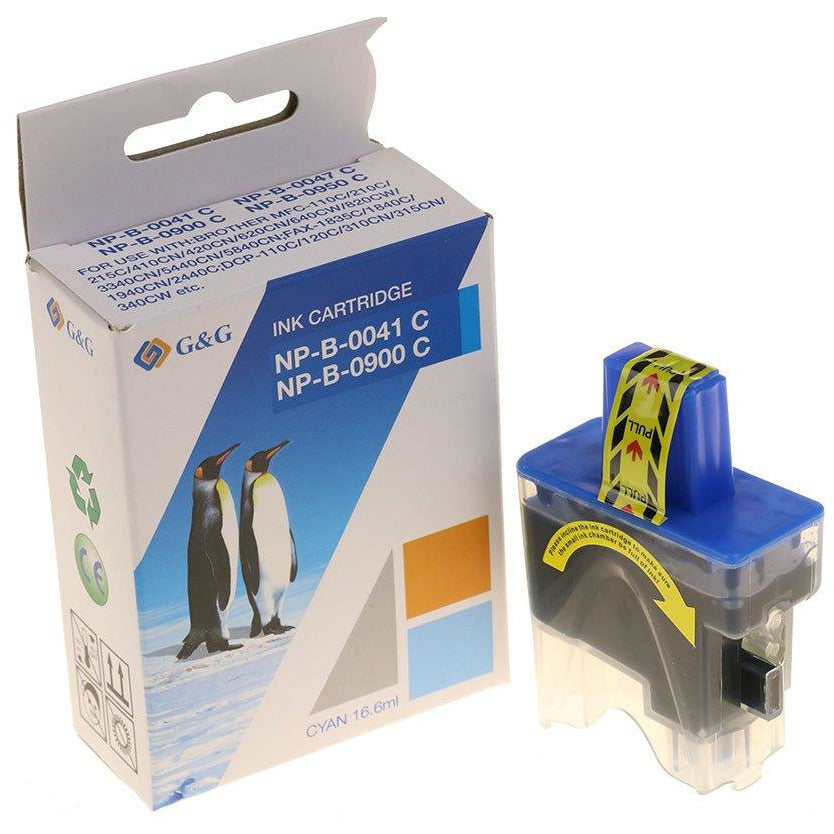 G&G Ninestar samheitahylki: Brother LC-900C Blátt