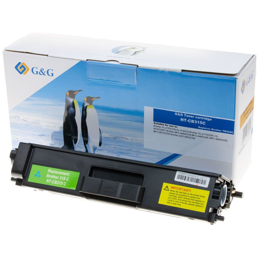 G&G Ninestar samheitahylki: Brother TN-325C Blátt